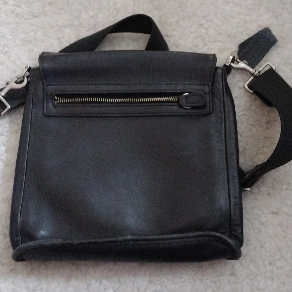 Coach Y2K Vintage Black Leather Men's Bag